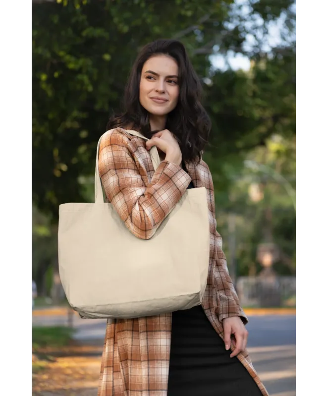 Large organic tote bag (Your design)